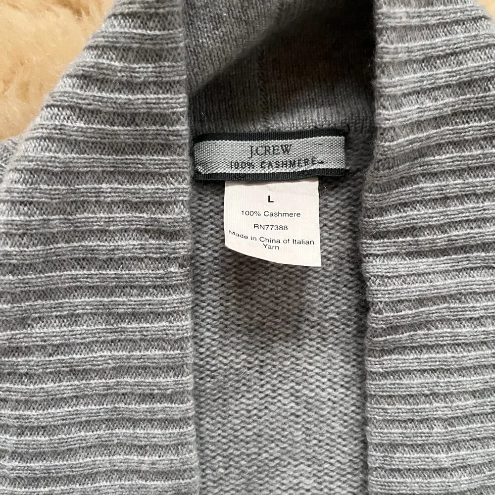 J. Crew Cashmere Open Cardigan - Picture 5 of 5